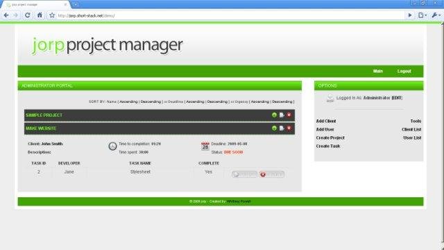 Download web tool or web app Jorp