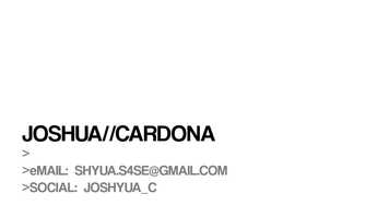 Free download Joshua Cardona Demo Reel 2020 video and edit with RedcoolMedia movie maker MovieStudio video editor online and AudioStudio audio editor onlin