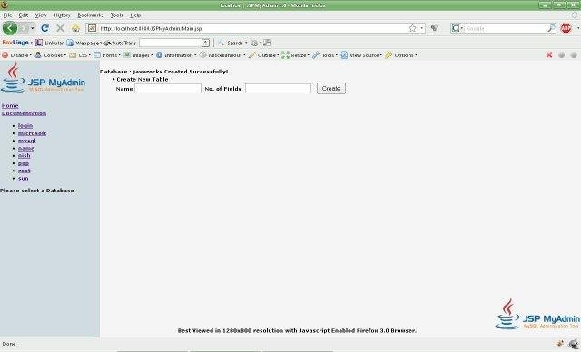 Download web tool or web app jspmyadmin