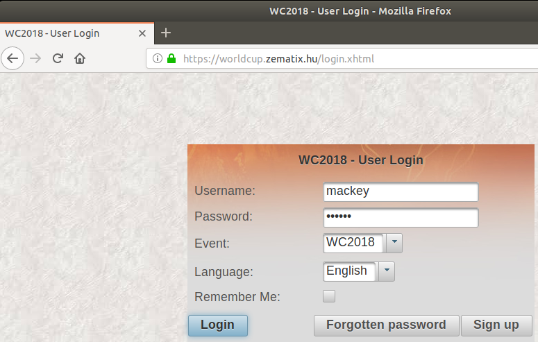 Download web tool or web app jWorldcup
