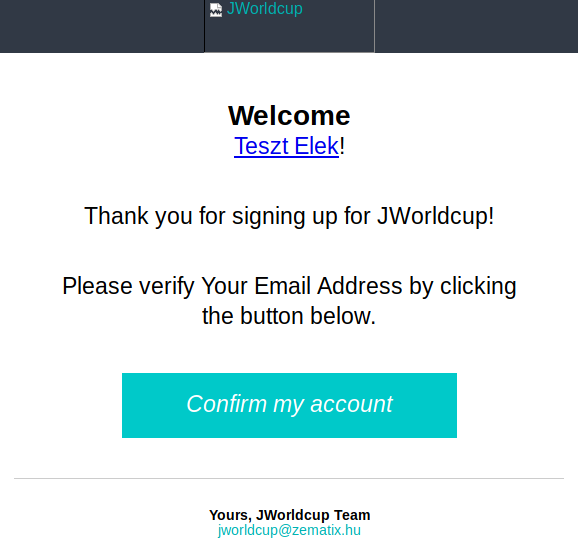 Download web tool or web app jWorldcup