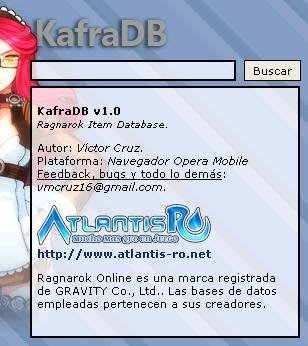 Download web tool or web app KafraDB Download web tool or web app KafraDB