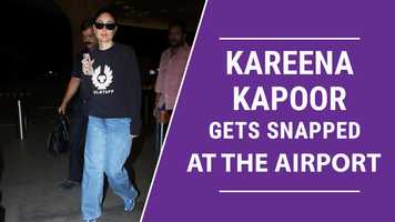 Free download Kareena Kapoor Khan looks all casual as she gets spotted at the airport video and edit with RedcoolMedia movie maker MovieStudio video editor online and AudioStudio audio editor onlin