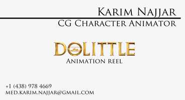 Free download Karim Najjar - Dolittle Animation Reel video and edit with RedcoolMedia movie maker MovieStudio video editor online and AudioStudio audio editor onlin