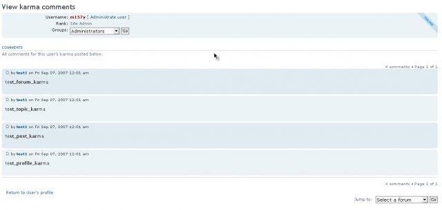 Download web tool or web app Karma MOD for phpBB Olympus