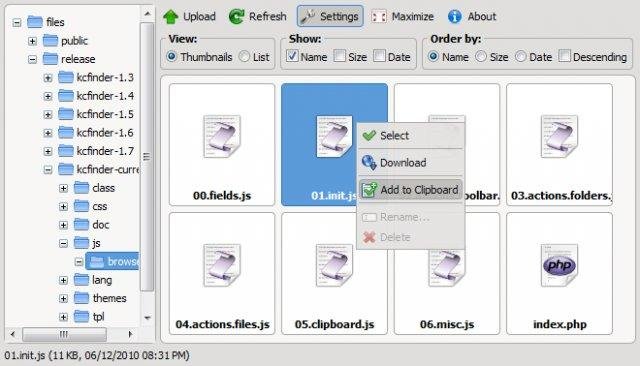 Download web tool or web app KCFinder Download web tool or web app KCFinder