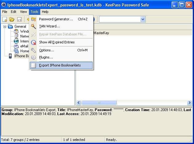 Download web tool or web app KeepassIPhone Download web tool or web app KeepassIPhone