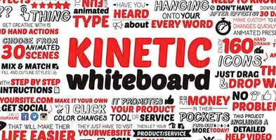 Free download Kinetic Whiteboard | After Effects Project Files - Videohive template video and edit with RedcoolMedia movie maker MovieStudio video editor online and AudioStudio audio editor onlin