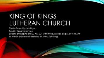 Free download King of kings Sunday Worship Service for July 19th video and edit with RedcoolMedia movie maker MovieStudio video editor online and AudioStudio audio editor onlin