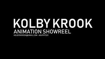 Free download KOLBY KROOK - ANIMATION SHOWREEL video and edit with RedcoolMedia movie maker MovieStudio video editor online and AudioStudio audio editor onlin
