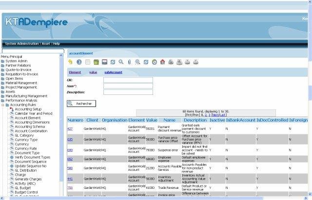 Download web tool or web app koosseryADempiere ERP, built with Struts