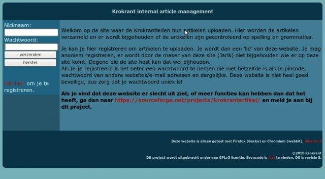 Download web tool or web app Krokrant artikel manager Download web tool or web app Krokrant artikel manager