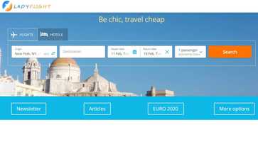 Free download Lady Flight - Be chic, travel cheap video and edit with RedcoolMedia movie maker MovieStudio video editor online and AudioStudio audio editor onlin