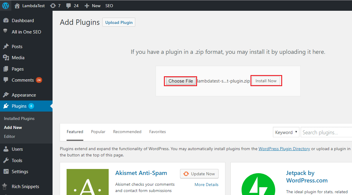 Download web tool or web app LambdaTest WordPress-Plugin Download web tool or web app LambdaTest WordPress-Plugin