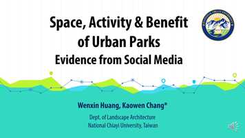 Free download Landscape Compositions and Behaviors in Urban Parks: Evidence from Social Media video and edit with RedcoolMedia movie maker MovieStudio video editor online and AudioStudio audio editor onlin