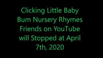 Free download Last Day to Click Little Baby Bum on YouTube and Parody video and edit with RedcoolMedia movie maker MovieStudio video editor online and AudioStudio audio editor onlin