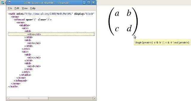 Download web tool or web app LaTeX2MathML