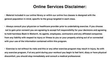 Free download Laura Hayes Movement (Standing) Lesson video and edit with RedcoolMedia movie maker MovieStudio video editor online and AudioStudio audio editor onlin