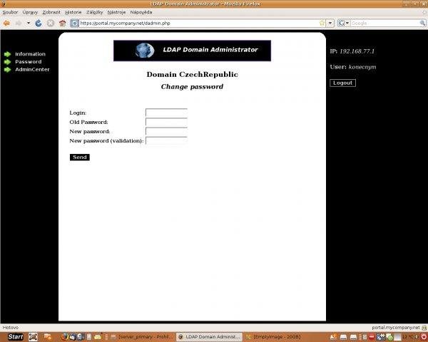 Download web tool or web app LDAP Domain Administrator