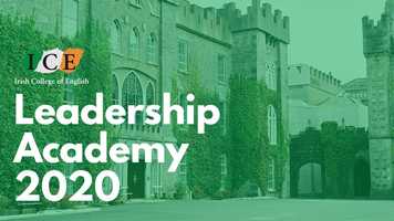 Free download Leadership Academy 2020 - Irish College of English video and edit with RedcoolMedia movie maker MovieStudio video editor online and AudioStudio audio editor onlin
