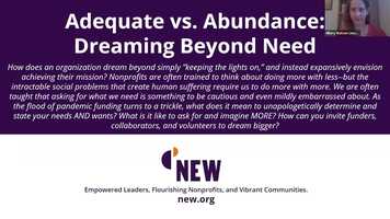 Free download Leading  Learning: Adequate vs. Abundance 8.24.2021 video and edit with RedcoolMedia movie maker MovieStudio video editor online and AudioStudio audio editor onlin