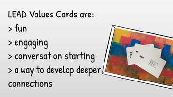 Free download LEAD Values Cards video and edit with RedcoolMedia movie maker MovieStudio video editor online and AudioStudio audio editor onlin