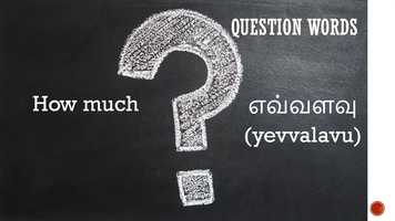Free download Learn about Questions words in tamil Language from english video and edit with RedcoolMedia movie maker MovieStudio video editor online and AudioStudio audio editor onlin