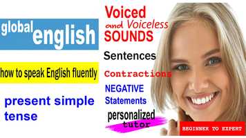 Free download Learn Global English - Present Simple Tense Sentence Forms, Contractions, Pronunciation  Word Endings video and edit with RedcoolMedia movie maker MovieStudio video editor online and AudioStudio audio editor onlin