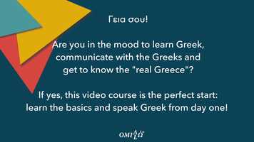 Free download Learn Greek online, and lose your fear to speak Greek video and edit with RedcoolMedia movie maker MovieStudio video editor online and AudioStudio audio editor onlin