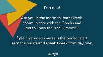 Free download Learn Greek online, and lose your fear to speak Greek video and edit with RedcoolMedia movie maker MovieStudio video editor online and AudioStudio audio editor onlin