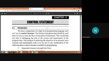 Free download LEC-12; BCE_I_A (C. Programming - NN) (2021-05-23 at 18:31 GMT-7) video and edit with RedcoolMedia movie maker MovieStudio video editor online and AudioStudio audio editor onlin