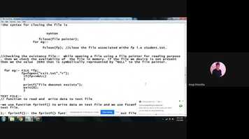 Free download Lecture 29 C Programming 2021/07/11 video and edit with RedcoolMedia movie maker MovieStudio video editor online and AudioStudio audio editor onlin