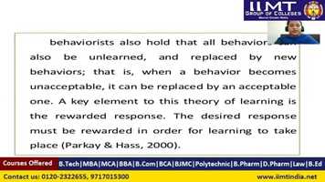 Free download Lecture on Learning Theory : An Introduction by Ms. Mukta Tiwari video and edit with RedcoolMedia movie maker MovieStudio video editor online and AudioStudio audio editor onlin