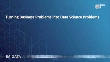 Free download Lesson 3 - Turning Business Problems into Data Science Problems video and edit with RedcoolMedia movie maker MovieStudio video editor online and AudioStudio audio editor onlin