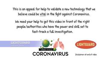 Free download LIGHTGUARD Surface Spray - Appeal for Help - COVID-19 video and edit with RedcoolMedia movie maker MovieStudio video editor online and AudioStudio audio editor onlin