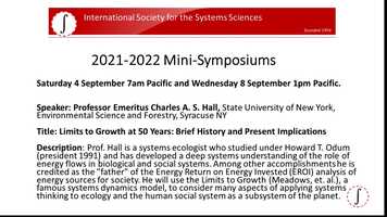 Free download Limits to Growth at 50 Years: Brief History and Present Implications video and edit with RedcoolMedia movie maker MovieStudio video editor online and AudioStudio audio editor onlin