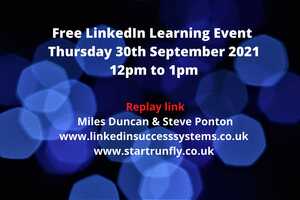 Free download LinkedIn Learning Session Sept 30th 2021 video and edit with RedcoolMedia movie maker MovieStudio video editor online and AudioStudio audio editor onlin
