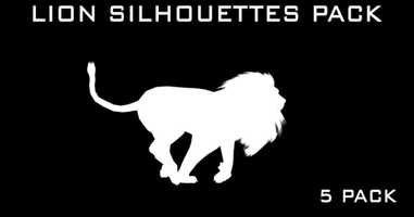 Free download Lion Silhouettes - 5 Pack | Motion Graphics - Envato elements video and edit with RedcoolMedia movie maker MovieStudio video editor online and AudioStudio audio editor onlin
