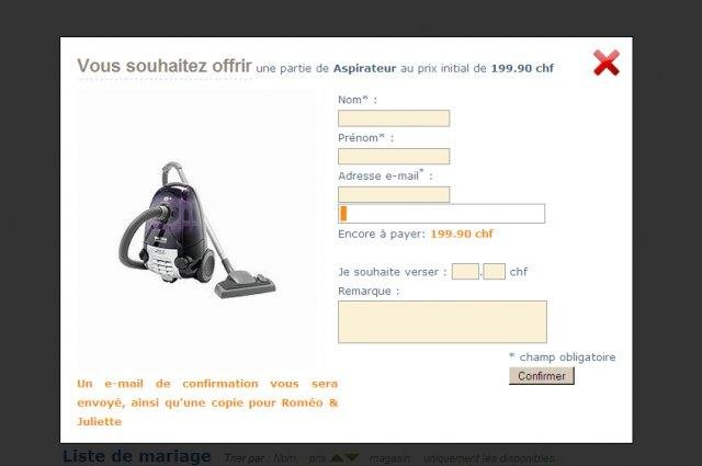 Download web tool or web app Liste de mariage Download web tool or web app Liste de mariage