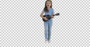 Free download Little girl singing and playing small, Alpha Channel | Stock Footage - Envato elements video and edit with RedcoolMedia movie maker MovieStudio video editor online and AudioStudio audio editor onlin