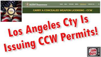 Free download LOS ANGELES COUNTY IS ISSUING CCW PERMITS!!! video and edit with RedcoolMedia movie maker MovieStudio video editor online and AudioStudio audio editor onlin