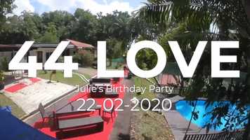 Free download LOVE44 Birthday party Julie Feb 2020 video and edit with RedcoolMedia movie maker MovieStudio video editor online and AudioStudio audio editor onlin