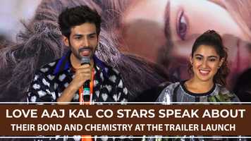 Free download Love Aaj Kal co stars Kartik Aaryan and Sara Ali Khan speak about their bond and chemistry at the trailer launch video and edit with RedcoolMedia movie maker MovieStudio video editor online and AudioStudio audio editor onlin