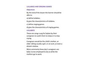 Free download Lullabies and singing games video and edit with RedcoolMedia movie maker MovieStudio video editor online and AudioStudio audio editor onlin