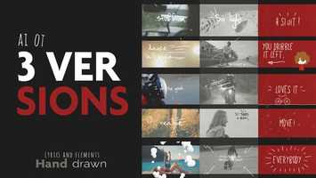 Free download Lyrics and Elements | After Effects Project Files - Videohive template video and edit with RedcoolMedia movie maker MovieStudio video editor online and AudioStudio audio editor onlin