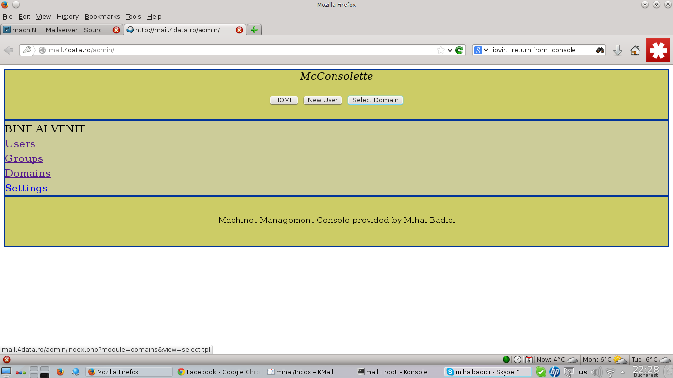 Download web tool or web app machiNET Mailserver