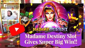 Free download Madame Destiny Slot Gives Super Big Win!! video and edit with RedcoolMedia movie maker MovieStudio video editor online and AudioStudio audio editor onlin