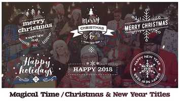 Free download Magical Time / Christmas  New Year Titles | After Effects Project Files - Videohive template video and edit with RedcoolMedia movie maker MovieStudio video editor online and AudioStudio audio editor onlin