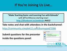 Free download Make Teaching Easier and Learning Fun with Edmodo video and edit with RedcoolMedia movie maker MovieStudio video editor online and AudioStudio audio editor onlin